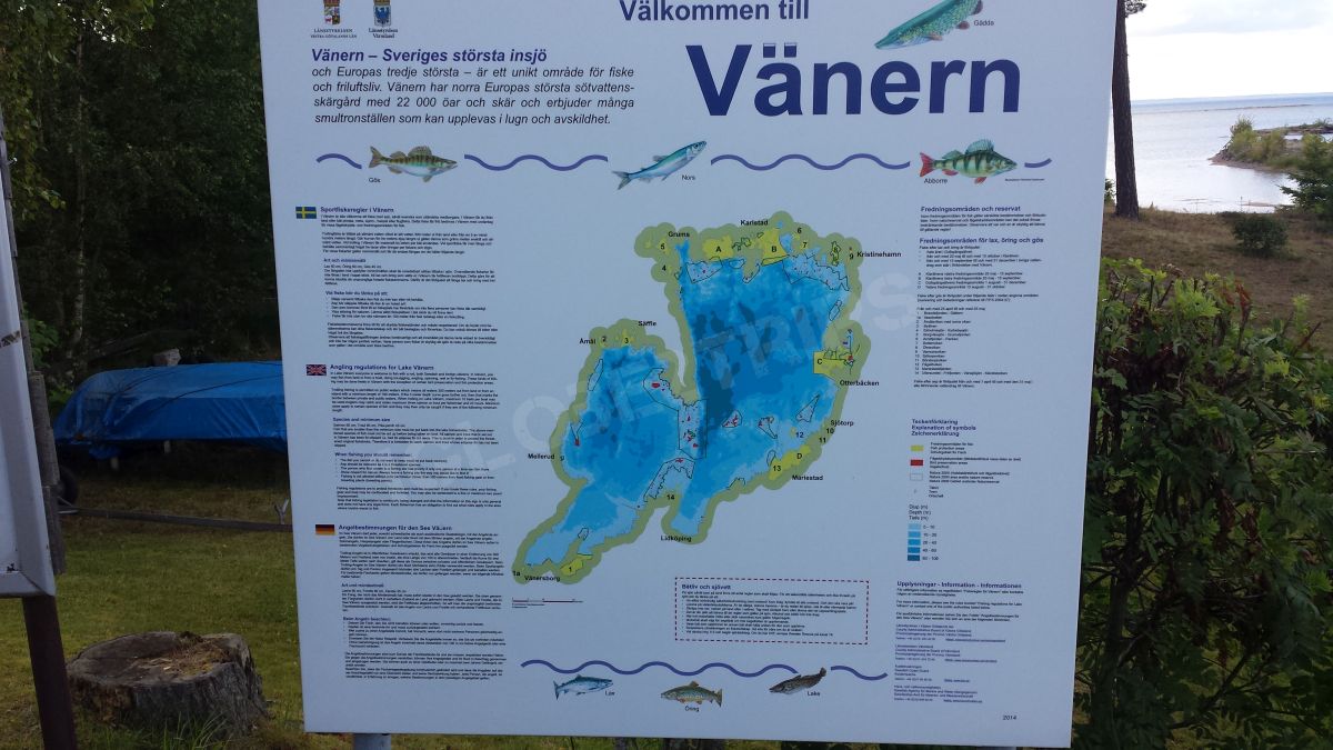 Les paysages époustouflants du sud du lac de Vänern.
