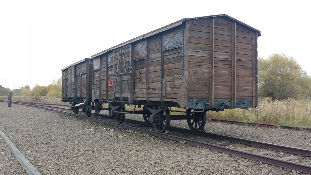 Train de déportation à Auschwitz-Birkenau
