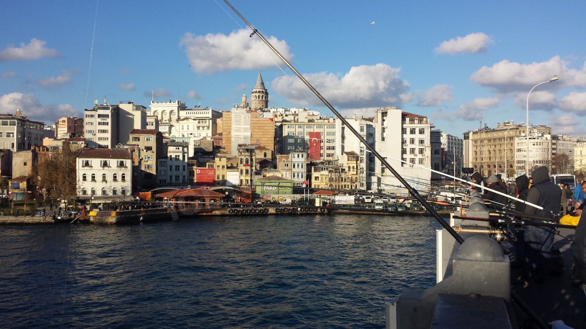 Istanbul, pont des pêcheurs