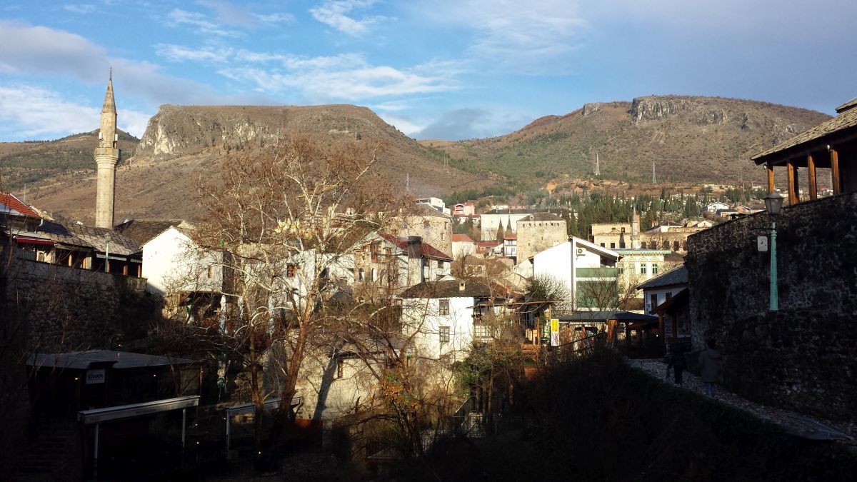 La vieille ville de Mostar en Bosnie-Herzégovine