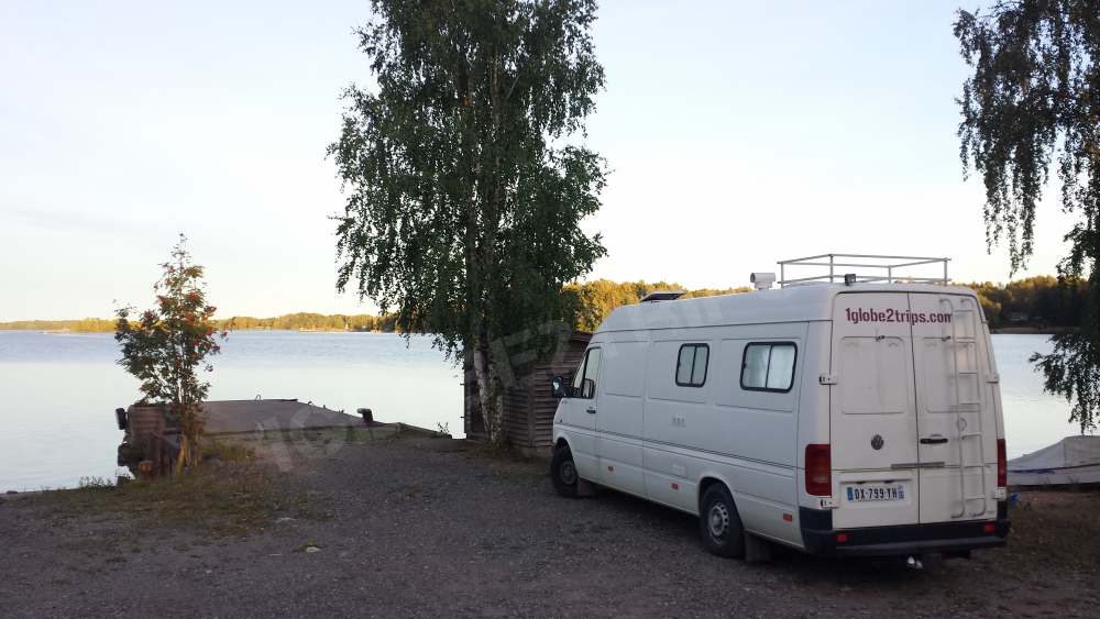 camping car en Finlande