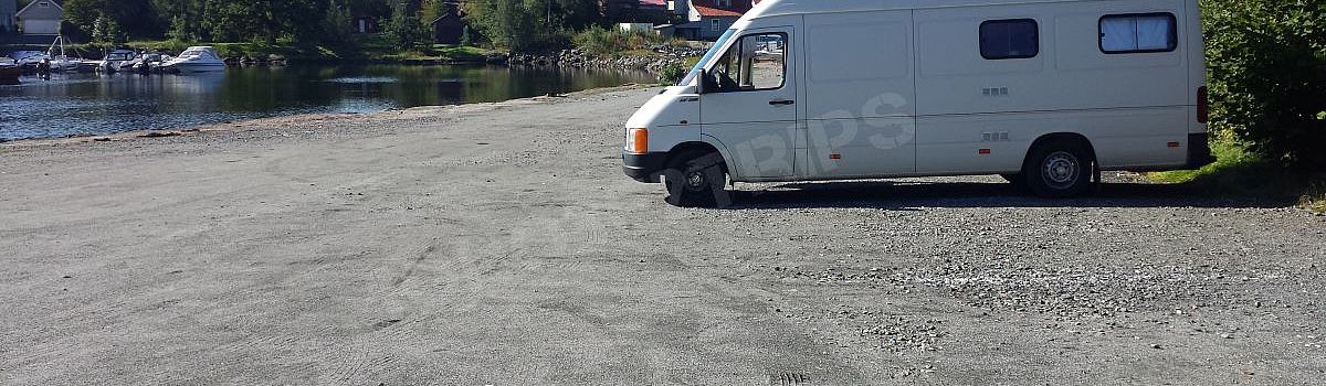 Se garer à proximité de Bergen en camping car pour la nuit.