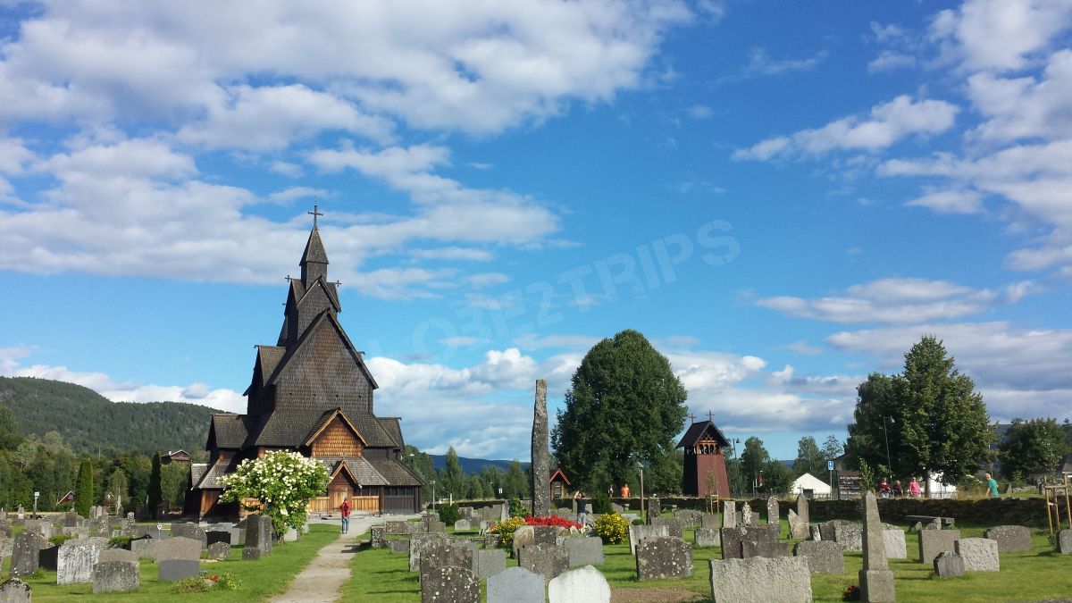 A la découverte de la plus grande église en bois debout de la Norvège : Heddal stavkirke