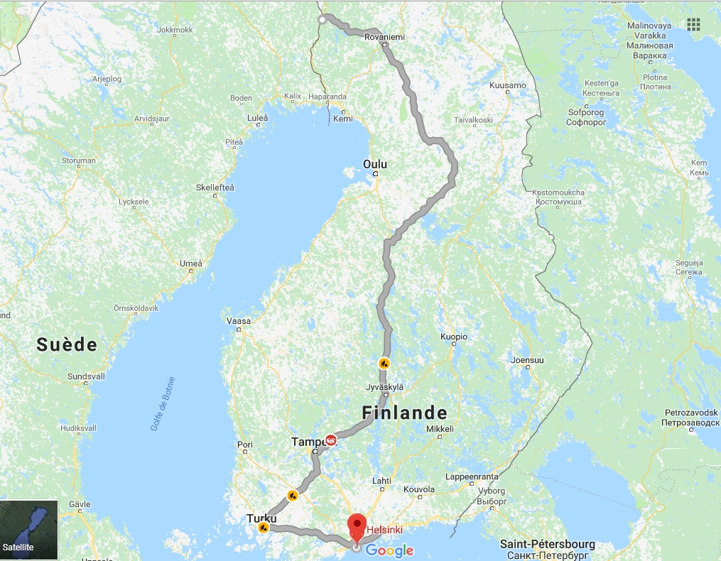 roadtrip en Finlande