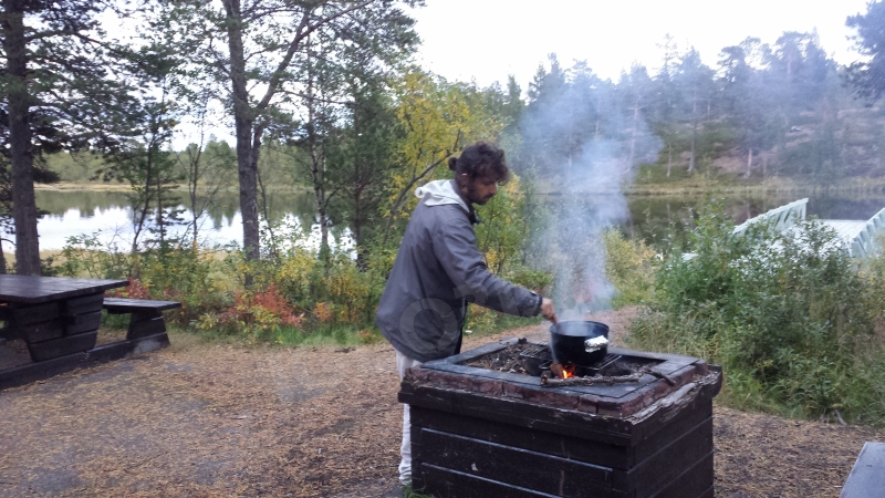 Barbecue en Suède.